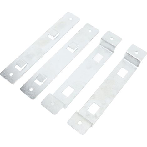 Support de fixation pour nichoir en acier galvanisé, lot de 2, crochet pour mangeoires et nichoirs (1/5)