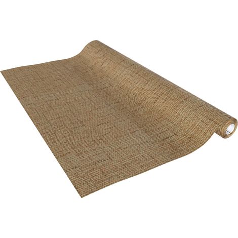 film adhésif Deco Standard - 200 x 45 cm - jute - Papier adhésif, film meubles, film décoratif, papier Peint - film autocollant pour meuble, cuisine, ordinateur portable (1/5)