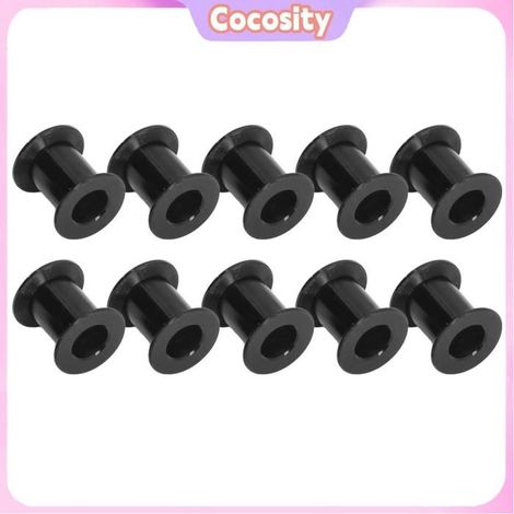 Cocosity Roue folle de courroie de distribution 10Pcs Timing Belt Idler Aluminium Pulley 6mm ID 12mm OD Accessory Set moto arbre (1/5)