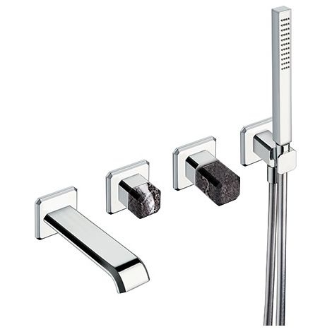 FACADE MITIGEUR ENCASTRE BAIN DOUCHE ITALY POIGNEE MARQUINIA - CRISTINA ONDYNA IT10251MQ