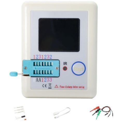 Sollbry TC1 Testeur Transistor RUIZHI LCR-T7 Transistor Meter ESR Mètre Multifonction Tester TFT LCR Testeur de Transistor Testeur de Transistors Multifonctions for Diode Triode Résistance Transistor (1/5)