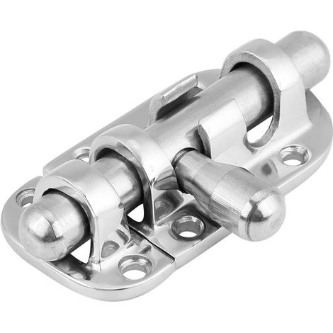 chiavistello inox Verrou de serrure de porte de bateau, fermoir de verrou en acier inoxydable Fermoir de boulon de baril de glissi¨¨re de verrou de porte de bateau de bateau de marine (1/5)