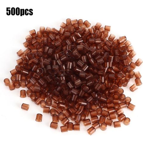 Fockety Gobelets en Plastique Marron pour Cellules D'élevage de Reine, 500 Pièces, évite Le Danger de Greffage pour Les Apiculteurs, Appareil Apicole (1/5)