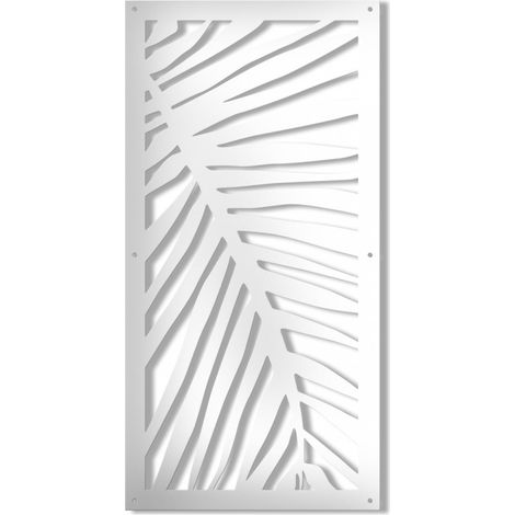 PALMA - Pannello in PVC traforato - spessore 10mm - Colore: bianco - Misura: 73x148 cm