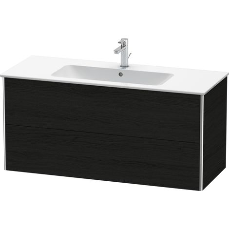 Duravit XSquare Waschtischunterbau wandhängend, 2 Schubkästen,
