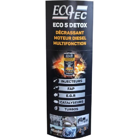 Décrassant moteur diesel ECO 5 DETOX, 1L - Ecotec