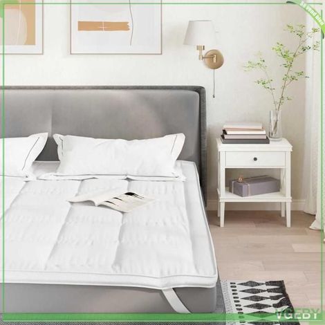 Protège-matelas - FAFEISY - Matelassé - 90x190 cm - Ultra doux & respirant - Lavable en machine (1/5)