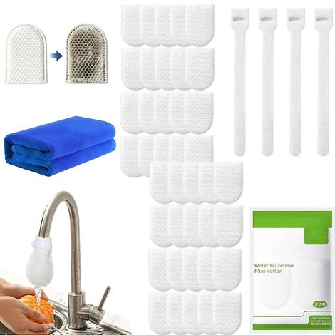 Sacs filtrants pour robinet 2026 sacs en coton pour filtration eau du robinet lot de 40 (1/5)
