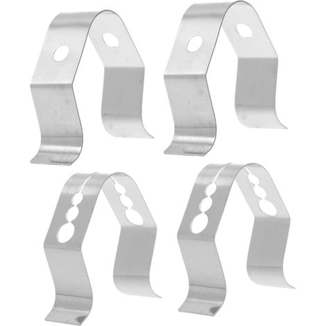 4 pièces Pince à Thermomètre Acier Inoxydable de Clips pour (1/5)