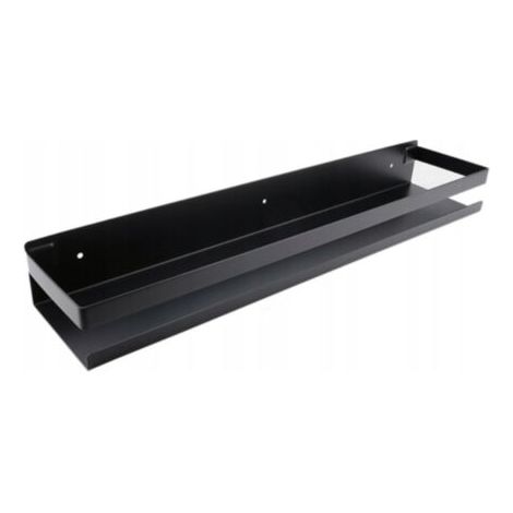 Étagère à épices murale perforée en acier inoxydable – Rangement cuisine 50 cm – Résistante à la corrosion – Support pour surfaces lisses (1/5)