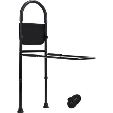 Wolketon Aiuto per il rialzo del letto Ringhiera del letto Protezione anticaduta per adulti anziani Ringhiera del letto con borsa di stoccaggio rimovibile Guardrail del letto regolabile