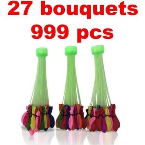 999 Ballons Bombe à Eau Ballon à Eau AutoGonflable Biodégradables (1/4)