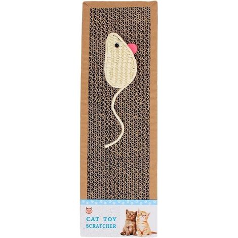 Planche à gratter pour chat - Jouet interactif pour le soin des griffes (1/4)