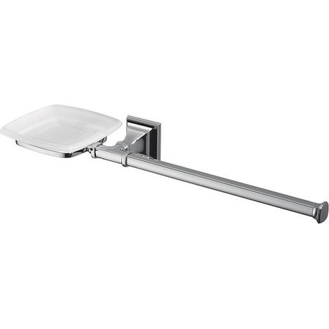 COLOMBO DESIGN Portofino porta salviette con porta sapone dx bidet cromato codice prod: B3274DCR-VAN (1/2)