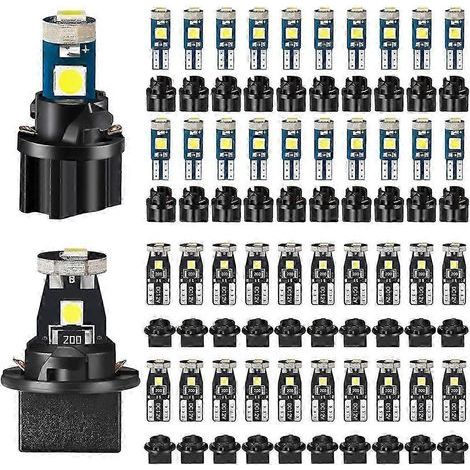 40 ampoules LED T5/T10 pour éclairage de tableau de bord avec culot pivotant (1/5)