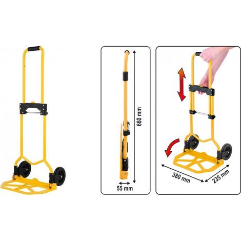 VOREL 78660 - la mano plegable capacidad de los camiones máx 60kg