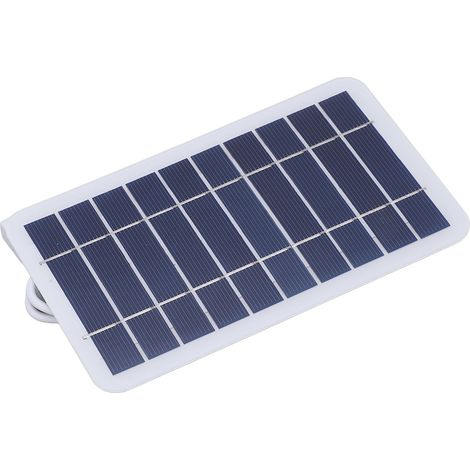Panneau Solaire 5V 2W Chargeur Portable Imperméable Monocristallin pour Camping Randonnée Extérieur (1/5)