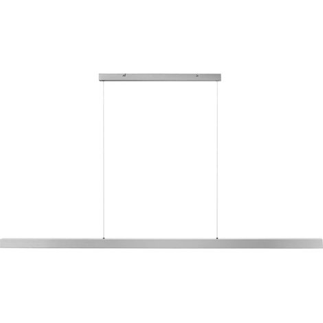 LED Hängeleuchte BADDANA Metall Silber