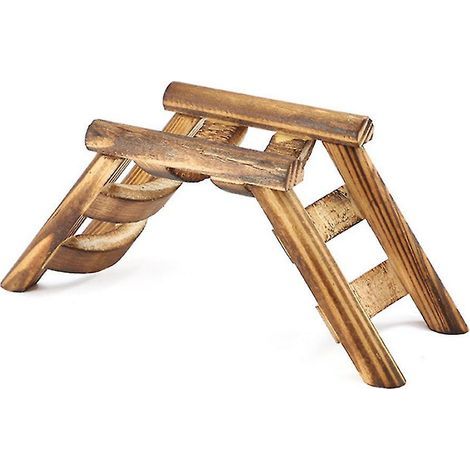 Holzleiter für Hamster, Kletterspielzeug und Brücke für Kleintiere, einfach zu bedienen (1/4)
