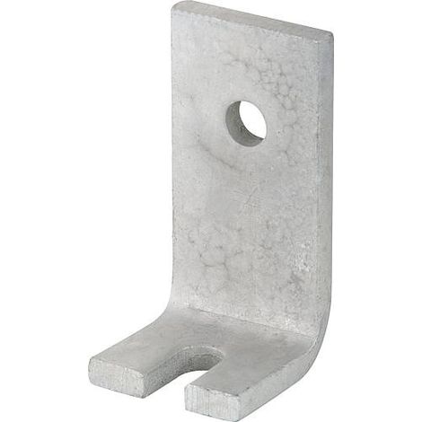 Pc d'angle beton S100x50x8x50d14 100 x 50 x 8 x 50 mm galvanise a chaud (tzn)