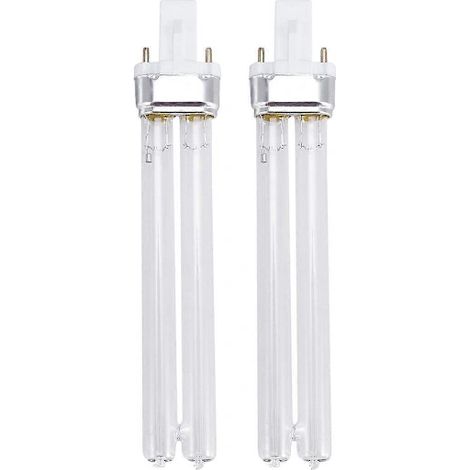 2 Stück 11-W-UV-Sterilisationslampen für Aquarien, G23-Sockel. Wie abgebildet. (1/5)