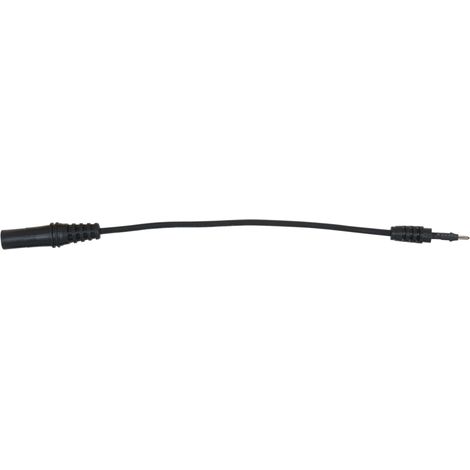 4,0 mm Eingangsbuchse auf 1,5 mm Prüfadapterstecker rund (schwarz) (1/2)
