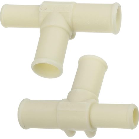 Tuyau De Chauffage T Raccord Pour RAV4 06-08 2Pcs Couleur Beige, Matériau Plastique, OE 87248-20380, Tailles: 7.1/4.8/1.5/1.8cm, Résistant Corrosion/Chaleur, Montage Simple (1/5)