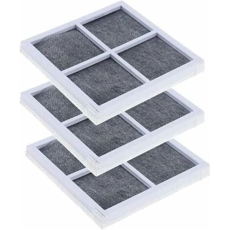 Filtre À Air - Charbon Actif - Pour Réfrigérateur - Compatible Modèles LT120F LFX31925SW LFX31925SB - 81 x 81 x 9 mm - Lot De 3 (1/5)