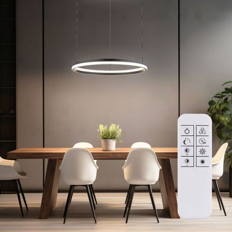 Hängeleuchte Pendellampe Esstischleuchte CCT Fernbedienung Höhe verstellbar LED