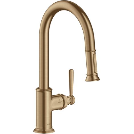 hansgrohe AXOR Montreux DN 15 Monomando de cocina 180 con ducha (1/2)
