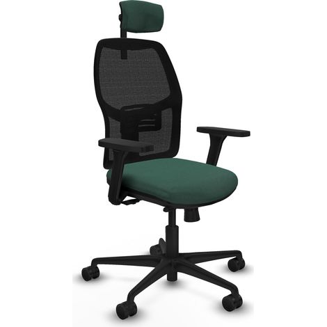 Silla de oficina piqueras y crespo Alfera negro brazos 3D ajustables (1/2)
