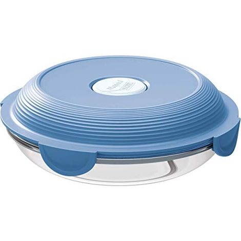 Maped Eleganter Behälter Blau 0,7 L aus Borosilikatglas