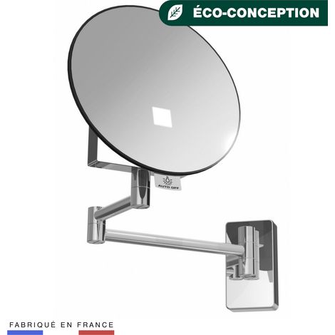 JVD - Miroir ECLIPS rond lumineux bras tubulaire - Matériel professionnel (1/2)