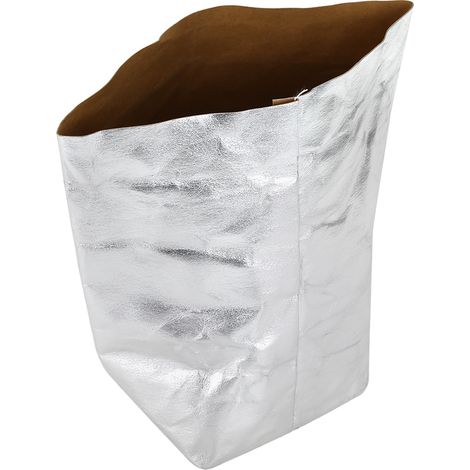 Panier De Rangement En Papier Kraft Lavable - Support Pot De Fleurs Réutilisable - Organisation Maison Bureau - 20x20cm (1/5)