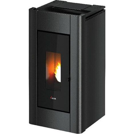 Stufa a Pellet Canalizzata Cadel Prince3 Plus 11KW ad Aria Antracite - 7019543