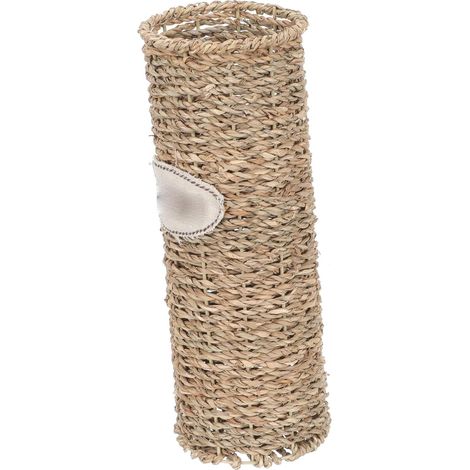 Vase à Fleurs en Rotin Tressé, Décoration Simple pour Maison et Bureau (1/5)