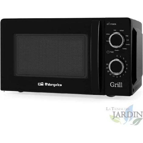 Microondas Orbegozo 700W, 20L, Grill 900W