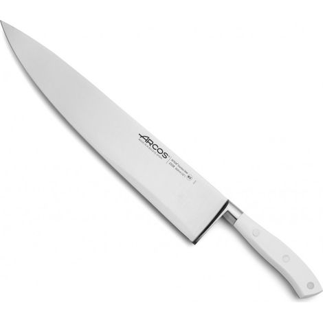 Cuchillo cocinero Arcos Riviera Blanc 233824 de Acero Nitrum, con Mango de Polioximetileno y hoja de 30 cm en estuche (1/5)