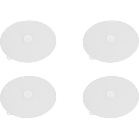 4 pièces couvercle en silicone 23cm réutilisable résistant à la chaleur pour tasse, bol, assiette micro-ondes lave-vaisselle (1/5)