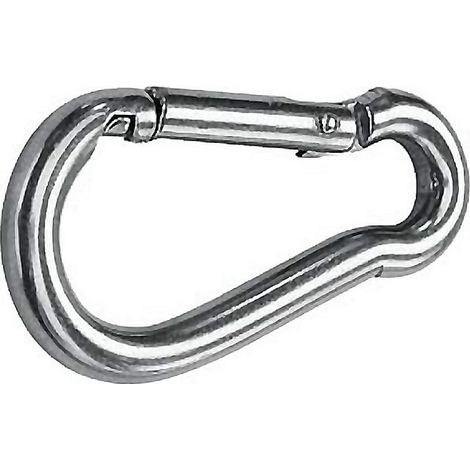 MOSQUETON BOMBERO 6X60 MM ACERO