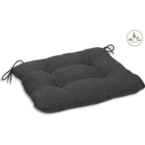 GO-DE Sitzkissen Carina 38 cm x 38 cm x 5 cm, grau, anthrazit Auflagen & Hussen (1/3)