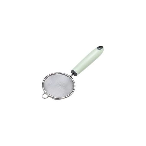 Mehlsieb, Ölsieb und Klebriger Löffel aus Edelstahl, ideal für Zuhause, Küche, Restaurants, Hotels und Bars – 22,5 cm – 1 Stück – Crezuo