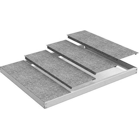 Estanteria 70x1200x750 ECOFORTE EA 1207 METAL BLANCO/GALVA marca SIMONRACK