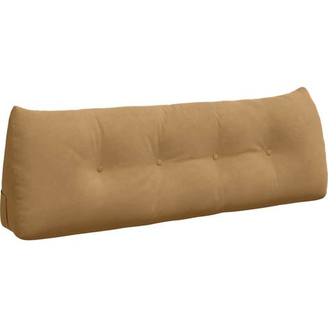 Back Pillow Brown 140 x 24 x 50 cm Velvet vidaXL