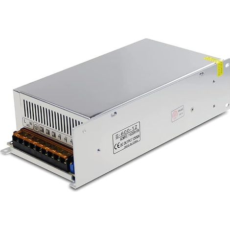 12V 50A 600W Alimentation à découpage Adaptateur AC vers DC 12 Volt 50 Amp Convertisseur Transformateur LED Pilote pour lumière LED CCTV Caméra Radio Haut-Parleur Amplificateur (1/5)