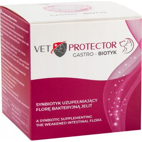 JM SANTE VET PROTECTOR Gastro-Biotique pour chiens et chats INTESTINS 60 g (1/5)