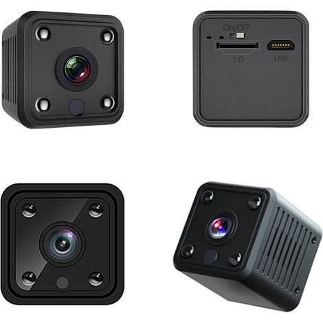 X6 Camera Wireless WiFi High-Definition 1080P Smart Home Security Infrared Night Vision Strong Magnetic Camera -- 64GB Memory (1/3)