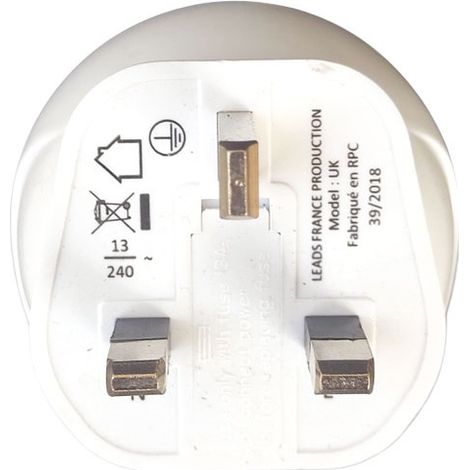 Adapter 2-polig + T Großbritannien 240V 3120W - Lte Design
