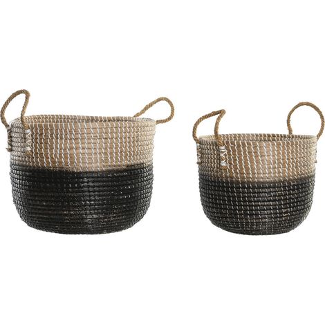 Cesta Set 2 Seagrass 41X41X30 Natural DC192022 (1/3)