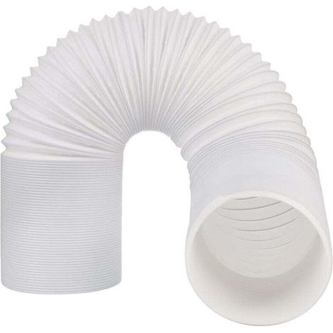 Tuyau d'évacuation flexible en PVC pour climatiseur portable, Ø15 cm x 300 cm, kit de remplacement (1/4)